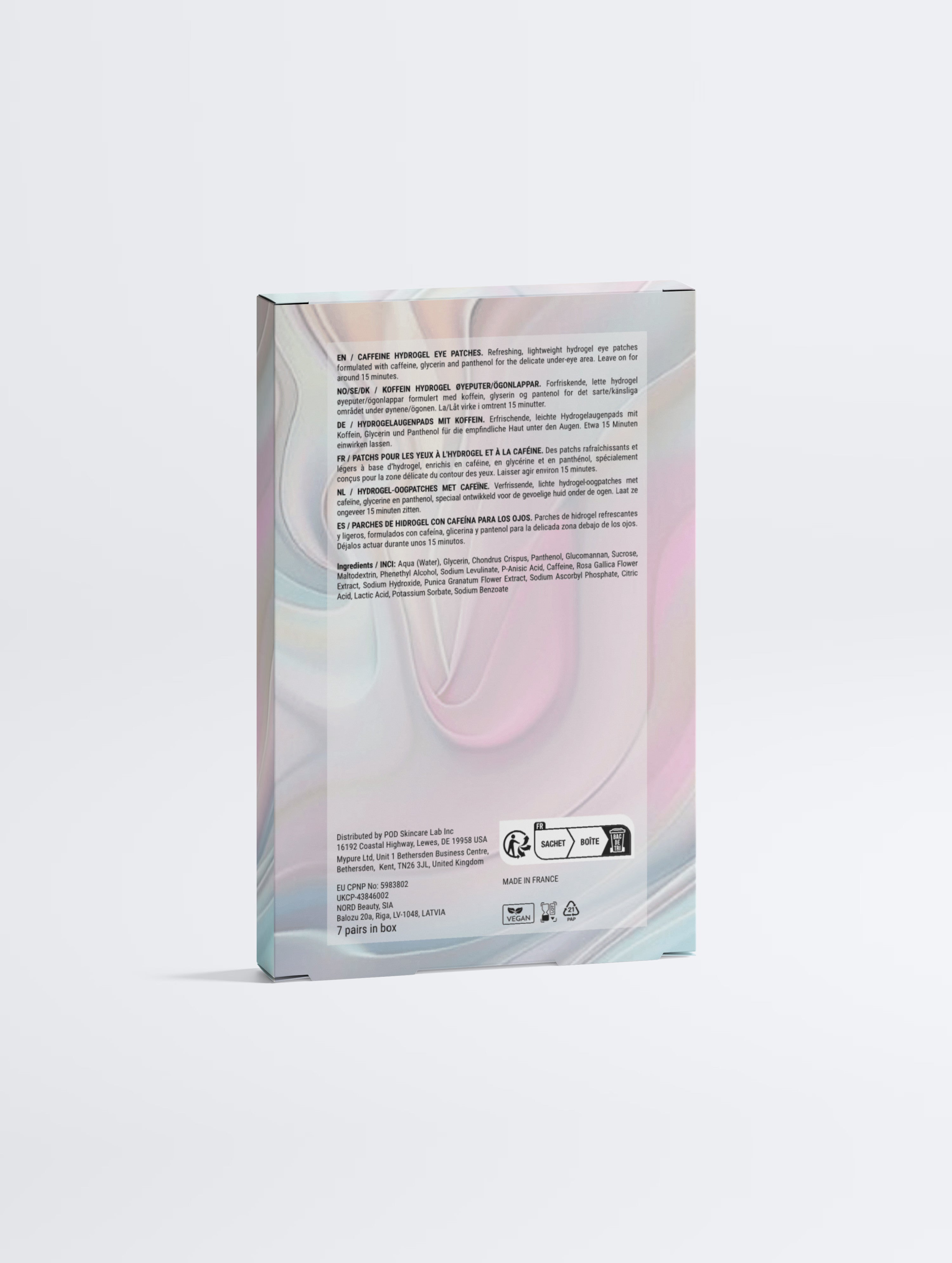 Caffeine + Vitamin C Energizing Hydrogel Eye Patches